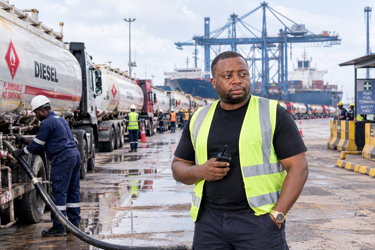 Coordination radio flotte camions terminal